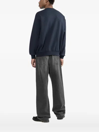 Chocoolate Logo-printed Sweatshirt In Blue