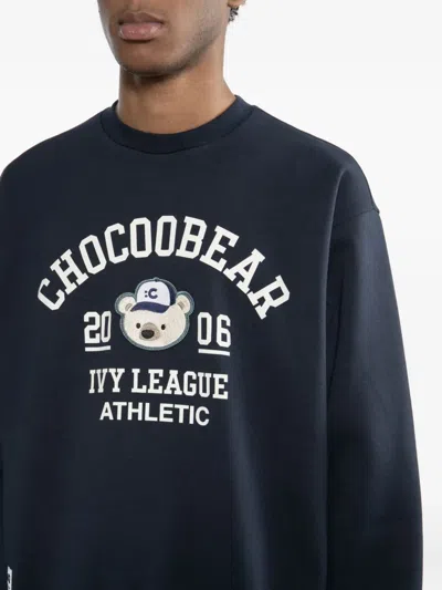 Chocoolate Logo-printed Sweatshirt In Blue