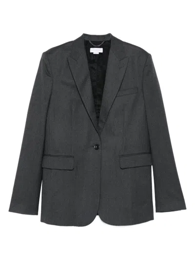 Stella Mccartney Single-breasted Blazer In Gray