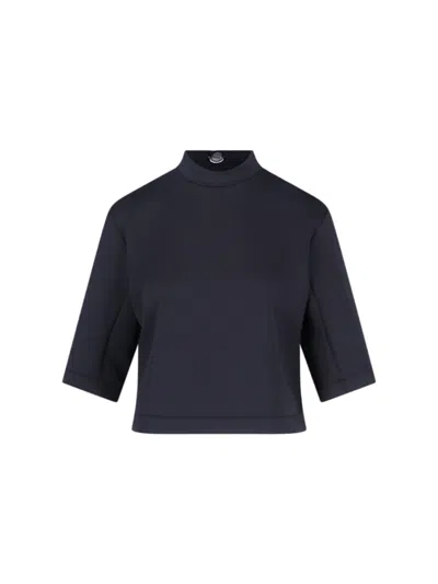 Moncler Genius Moncler X Ee72 By Edward Enninful Neoprene T-shirt In Blue