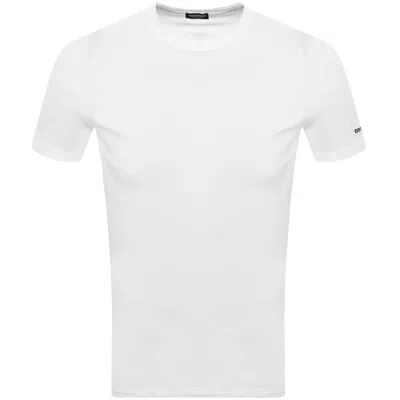 Dsquared2 2 Pack T Shirts White In White