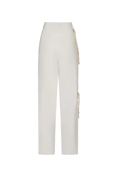 Darkpark Phebe Relaxed Pants In White