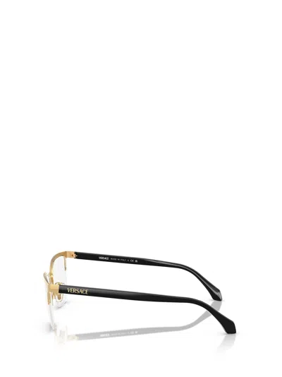 Versace Demo Cat Eye Ladies Eyeglasses Ve1304 1002 54 In Gold
