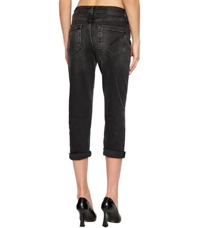 Dondup Pantalone 5 Tasche Nero In Black