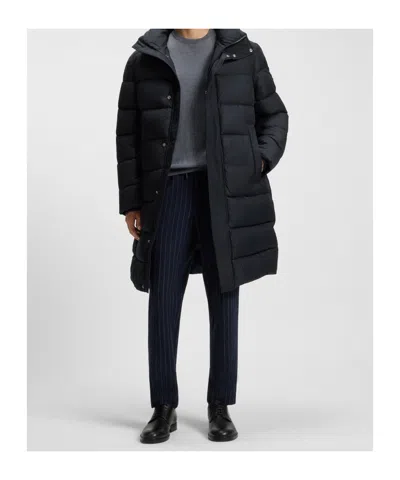 Hugo Boss Boss Cenuto Padded Shell Jacket In Blue