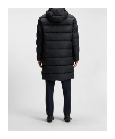 Hugo Boss Boss Cenuto Padded Shell Jacket In Blue
