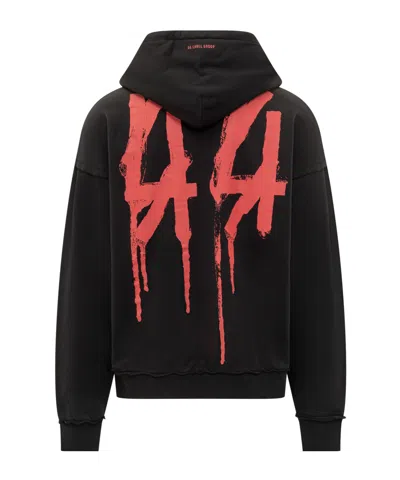 44 Label Group Drip Hoodie In Black