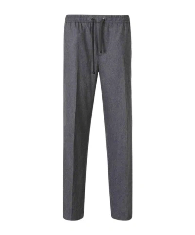 Moncler Cashmere Blend Pants In Gray