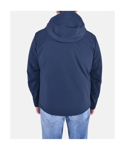 Woolrich Soft Shell Pacific Jacket In Blue