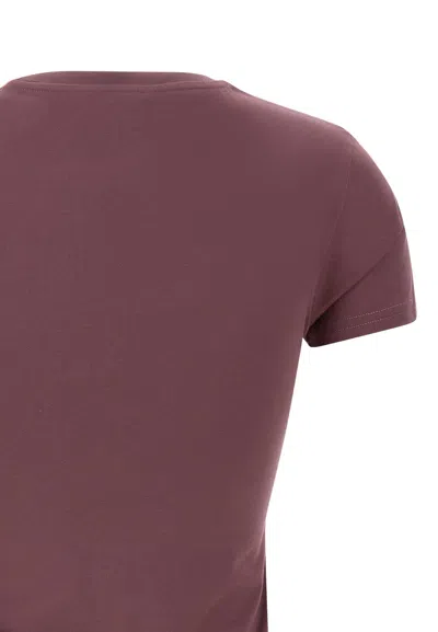Vivienne Westwood Burgundy Paris Orb Mini Peru T-shirt In Pink