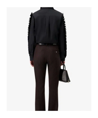 Coperni Long Sleeve Shirt In Black