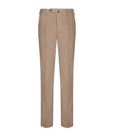 Incotex Belt Loops Casual Pants In Brown
