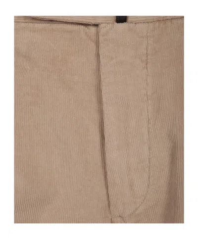 Incotex Belt Loops Casual Pants In Brown