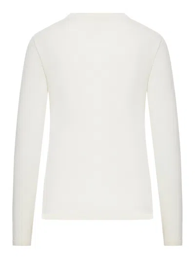Max Mara Marica Sweater In Lightweight Cashmere Yarn In White