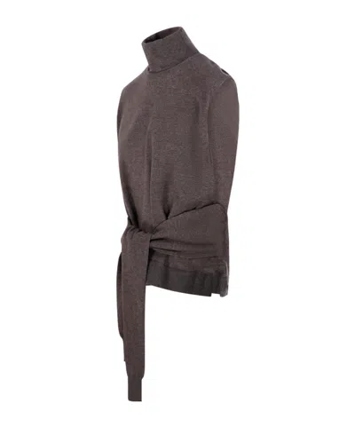 Rohe Turtleneck Sweater In Gray