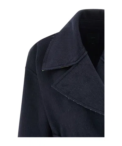 Jejia Cashmere Wool Coat In Blue