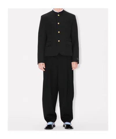 Kenzo School Boy Tailored Jacket In Black