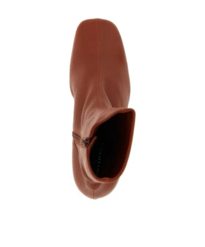 Dries Van Noten Ankle Boots With Square Toe And Unique Heel In Multi