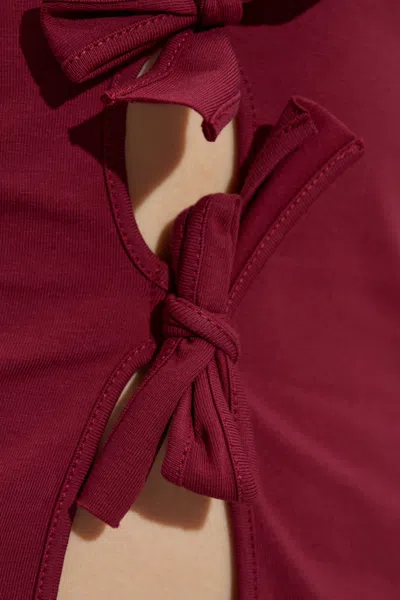 Misbhv Round-neck Tie-dye T-shirt In Red