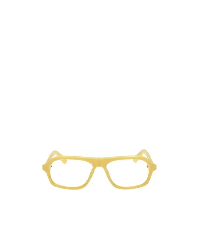 Jacquemus Full-rim Glasses In Yellow