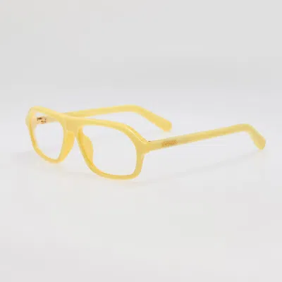 Jacquemus Full-rim Glasses In Yellow