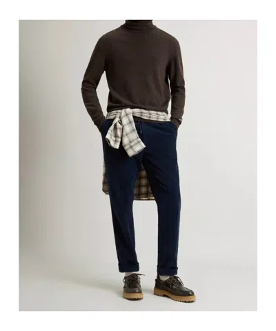 Woolrich Cozy Turtleneck Sweater Long Sleeves In Brown