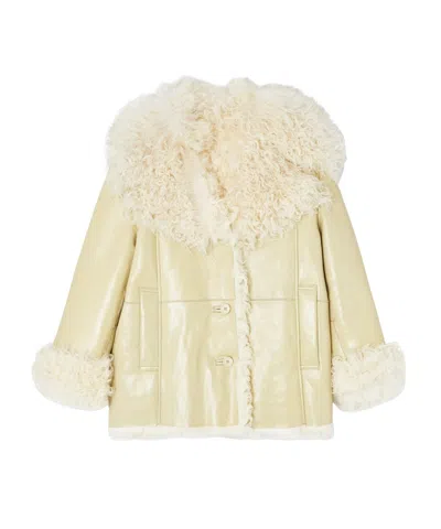 Diesel L-aconic Button-up Regular Fit Coat In Brown