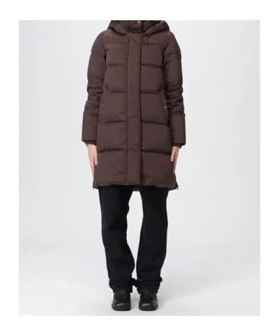 Woolrich Giubbino Kelly Soil Brown In Brown