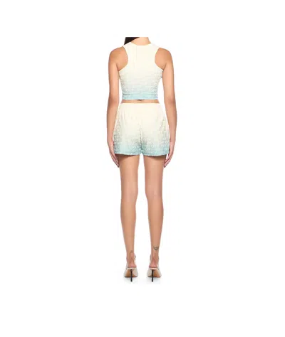 Off-white Monogram-jacquard Tank Top In Neutral