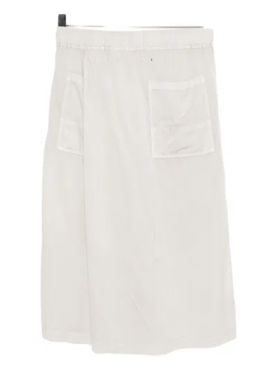 Julius Over-wrapping Shorts In White