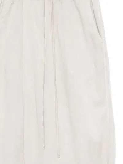 Julius Over-wrapping Shorts In White