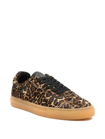 Copenhagen Leopard-print Sneakers In Brown