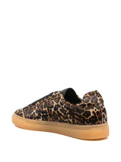 Copenhagen Leopard-print Sneakers In Brown