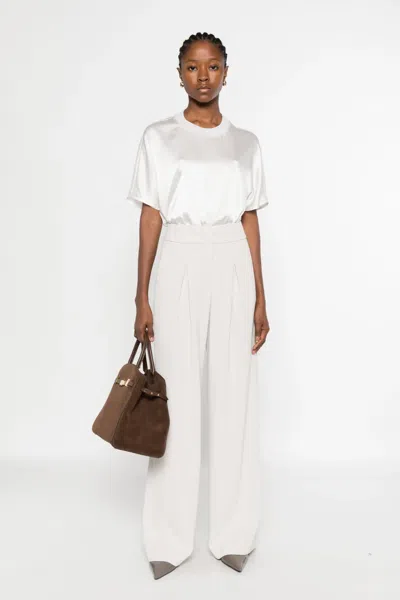 Peserico Pleated-front Trousers In Pink