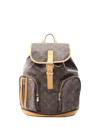 Pre-owned Louis Vuitton 2013 Bosphore Monogram-canvas Backpack In Brown