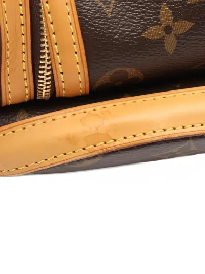 Pre-owned Louis Vuitton 2013 Bosphore Monogram-canvas Backpack In Brown