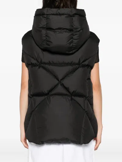 Khrisjoy Black Polyester Blend Down Jacket In Black