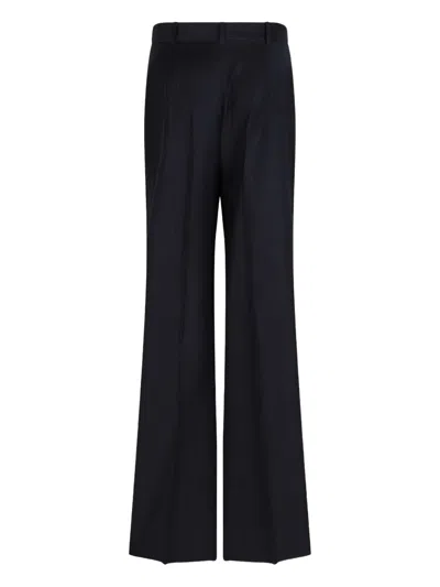 Max Mara Fernet Wide-leg Wool Pants In Black