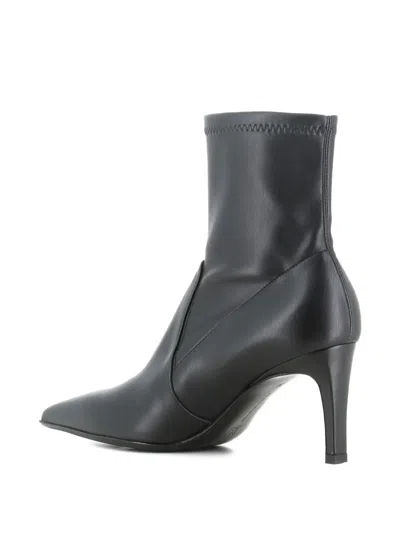 Sergio Levantesi 75mm Pointed-toe Ankle Boots In Black