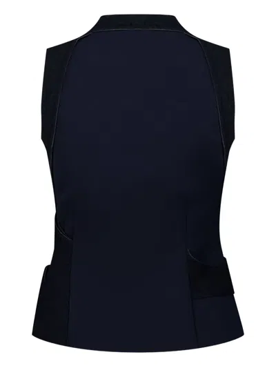 Ottolinger Cut-out Felted Top In Blue