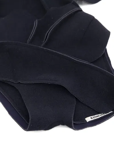 Ottolinger Cut-out Felted Top In Blue