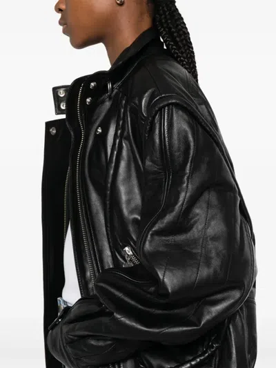 Isabel Marant High Collar Jacket Featuring Buckle Detail In Black