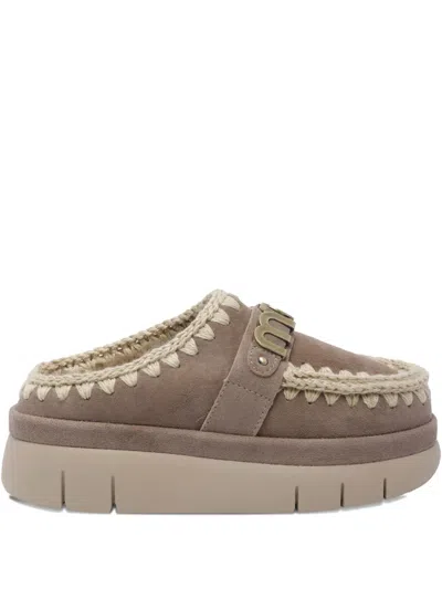 Mou Bounce Clog Metal In Brown