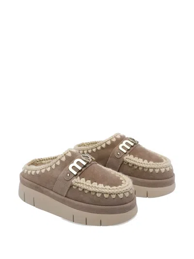 Mou Bounce Clog Metal In Brown