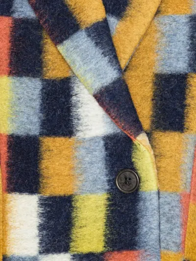 Henrik Vibskov Brushed Square-pattern Jacket In Black