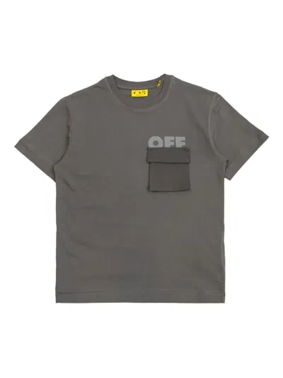 Off-white Chest-pocket T-shirt In Green
