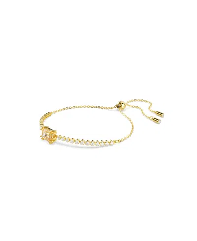 Swarovski Matrix Tennis Bracelet In Gold
