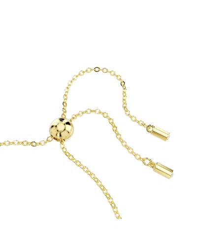 Swarovski Matrix Tennis Bracelet In Gold