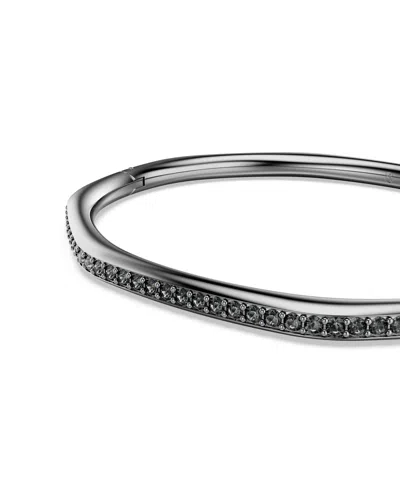 Swarovski Swaroski Dextera Ruthenium Plated Bangle In Black