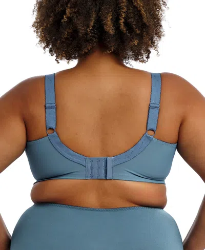 Goddess Plus Size Keira Underwire Full Coverage Bra In Blue